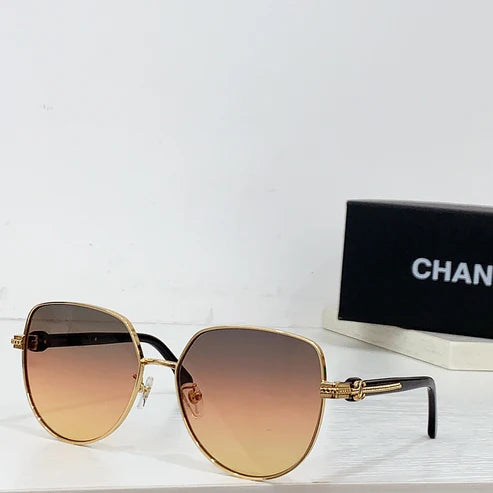 Chanel 2213 Women's Oversize Metal Frame Sunglasses ✨