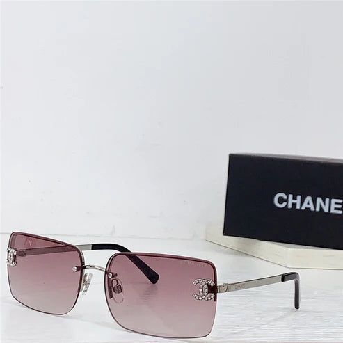 Chanel 4104B/C1247E Women's Metal Frame Sunglasses ✨