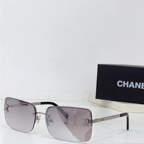 Chanel 4104B/C1247E Women's Metal Frame Sunglasses ✨