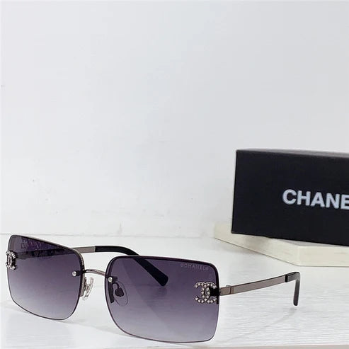 Chanel 4104B/C1247E Women's Metal Frame Sunglasses ✨