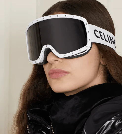 CELINE EYEWEAR Studded Ski Goggles Sunglasses ✨