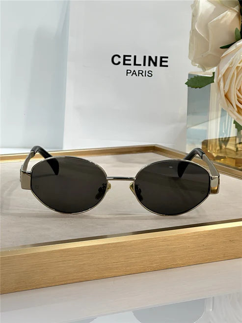 Celine Triomphe Metal Oval 40235 Women's Sunglasses✨