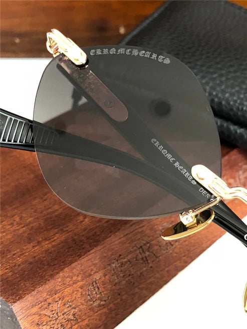 Chrome Hearts DEEP III 3 Rhombus Zeiss Lens Unisex Sunglasses⚜️