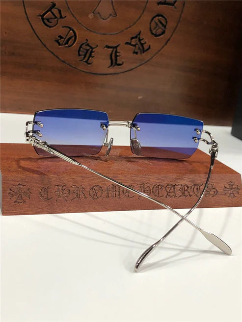 Chrome Hearts LORDIE Gold Rimless 56 15 134 Zeiss Lenses Sunglasses⚜️