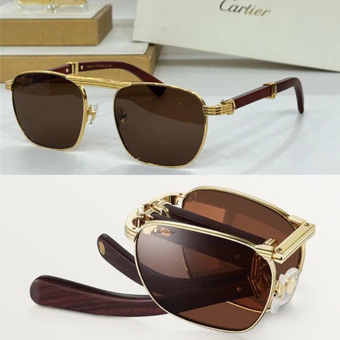 Cartier PREMIÈRE DE CARTIER CRESW00659 Folding Sunglasses 🐆 $3500