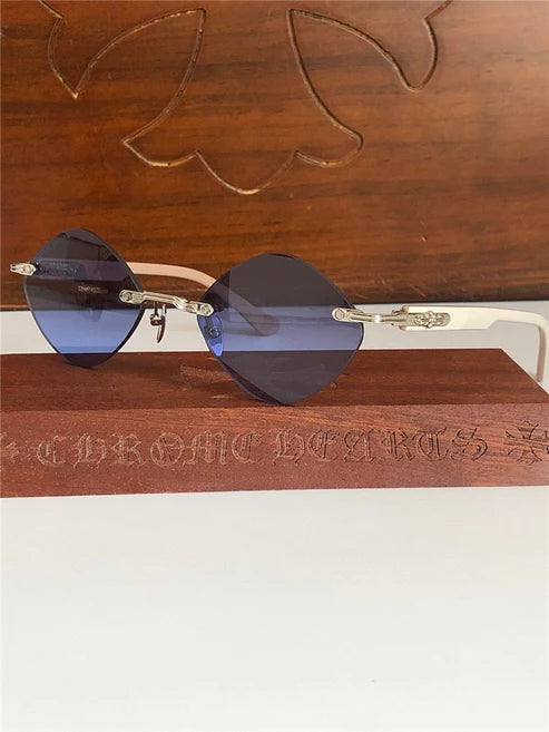 Chrome Hearts DEEP III 3 Rhombus Zeiss Lens Unisex Sunglasses⚜️