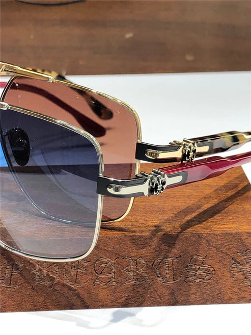 Chrome Hearts 8240 square-frame tinted sunglasses