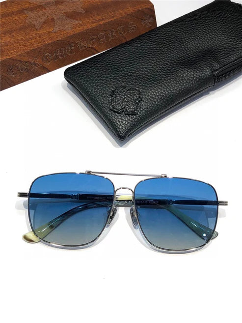 Chrome Hearts 8229 Metal-Acetate Aviator Sunglasses⚜️