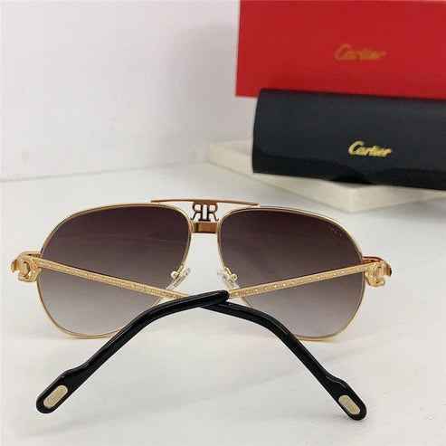 Cartier Santos Vendome Diamond Vintage Style Sunglasses 62mm 💎