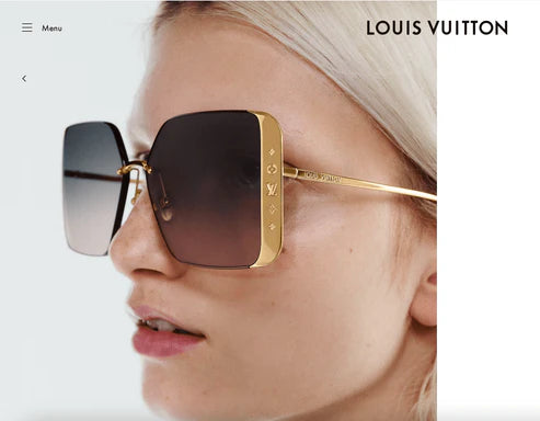 Louis Vuitton Z1994U LV Moon Metal Square Sunglasses Women's Sunglasses ✨