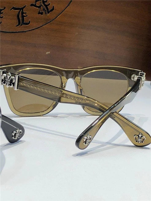 Chrome Hearts 8249 square-frame tinted sunglasses⚜️