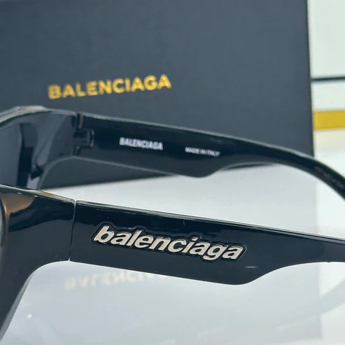 BALENCIAGA 0201S Black Mask Butterfly / Cat Eye Fashion Sunglasses 🖤