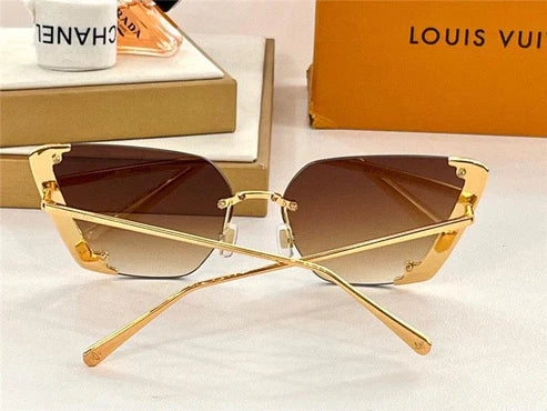 Louis Vuitton Z1993U LV Moon Metal Cat Eye Women's Sunglasses ✨