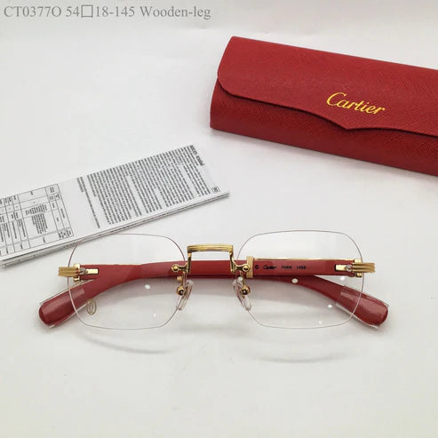 Cartier CT 0377O-NVt Optical Wooden frame 53-21-145 $2945 ✨