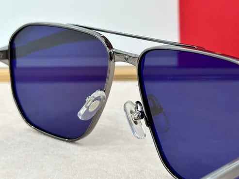 Cartier Exception POLARISED CT0424S 001 Sunglasses Pilot 59-15-140 ✨