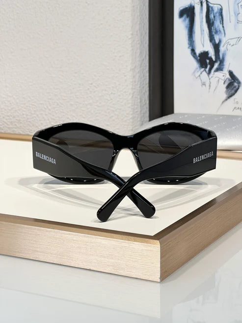 BALENCIAGA BB 0329S 001 Acetate Sunglasses 🖤