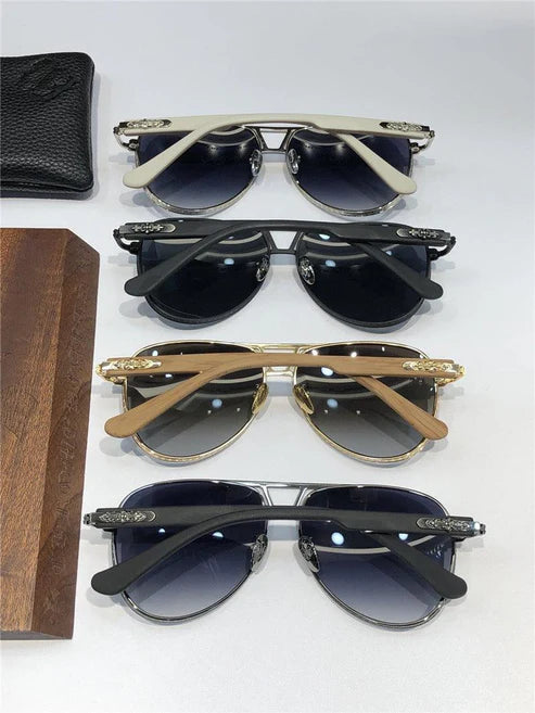 Chrome Hearts Aviator Sunglasses 60mm-4 STYLE🔱