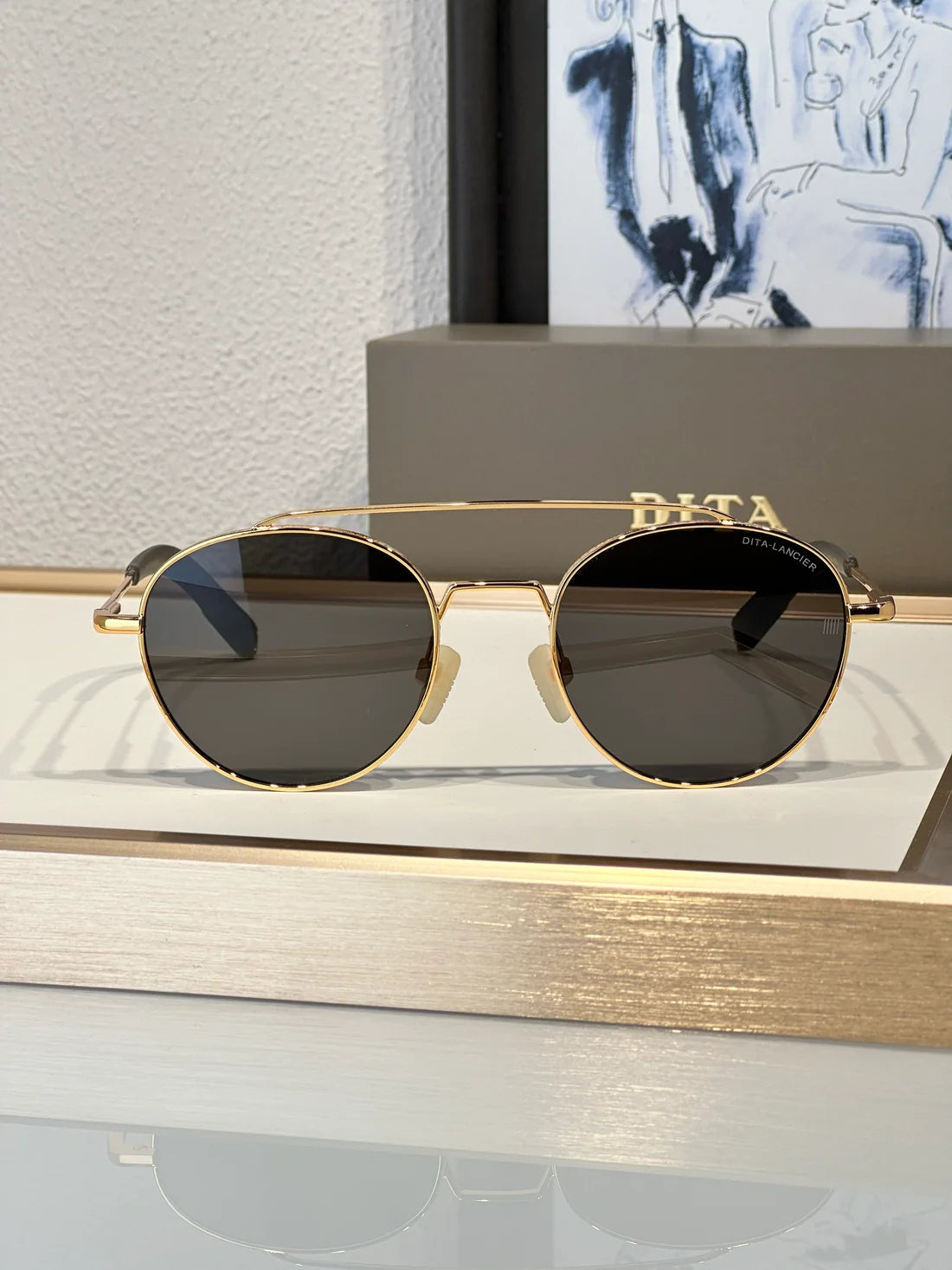 DITA Eyewear LANCIER DLS 103 01 LSA-103 POLARISED Sunglasses 🔱