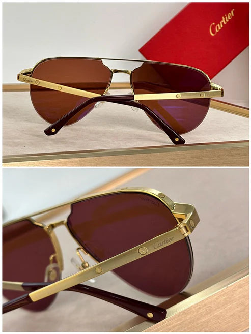 Cartier CT0386S 003 Sunglasses Men's $1295 ✨