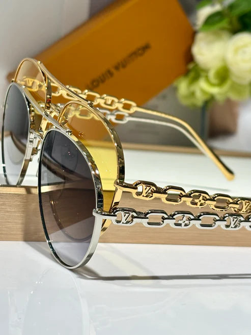 Louis Vuitton My LV Chain Pilot Z1539E Sunglasses ✨