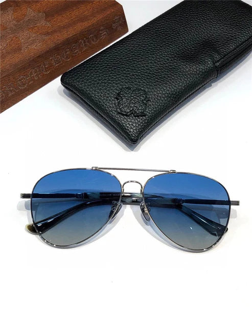 Chrome Hearts 8230 Metal-Acetate Aviator Sunglasses⚜️