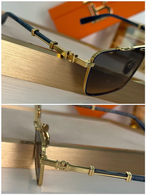 BALMAIN BPS-149C Gold-Silver Sunglasses ✨