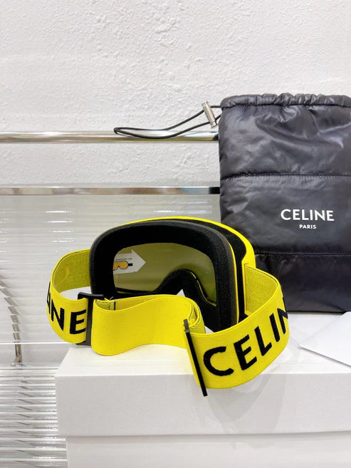 CELINE EYEWEAR Studded Ski Goggles Sunglasses ✨