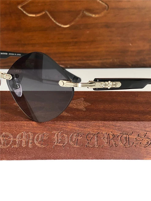 Chrome Hearts DEEP III 3 Rhombus Zeiss Lens Unisex Sunglasses⚜️