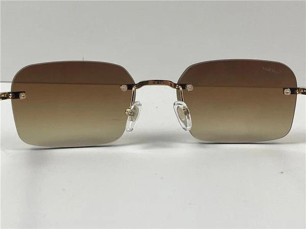 CARTIER CT0290 Gold-Silver Men's Sunglasses 👑