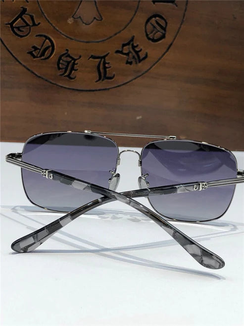 Chrome Hearts 8229 Metal-Acetate Aviator Sunglasses⚜️