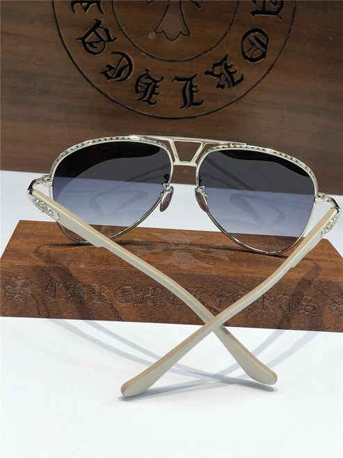 Chrome Hearts Aviator Sunglasses 60mm-4 STYLE🔱