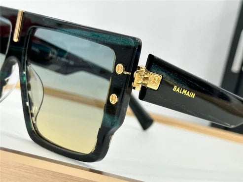 BALMAIN B-GRAND BPS-144A BLK-GLD Sunglasses ✨