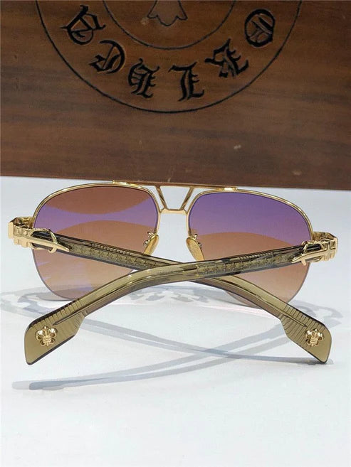 CHROME HEARTS CRH8253 men's Sunglasses ⚜️