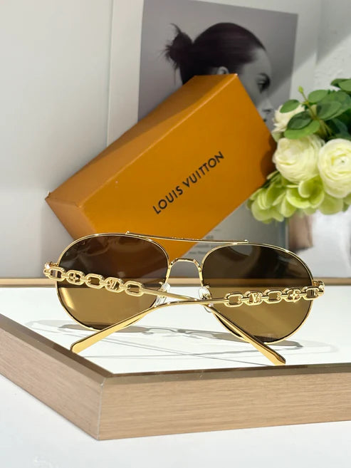 Louis Vuitton My LV Chain Pilot Z1539E Sunglasses ✨