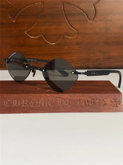 Chrome Hearts DEEP III 3 Rhombus Zeiss Lens Unisex Sunglasses⚜️