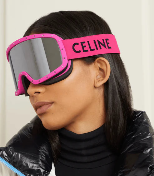 CELINE EYEWEAR Studded Ski Goggles Sunglasses ✨