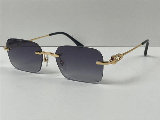 CARTIER CT0290 Gold-Silver Men's Sunglasses 👑