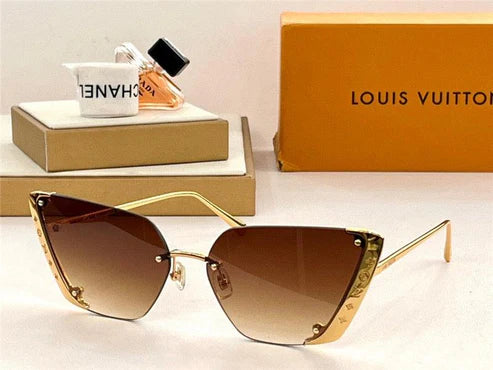 Louis Vuitton Z1993U LV Moon Metal Cat Eye Women's Sunglasses ✨