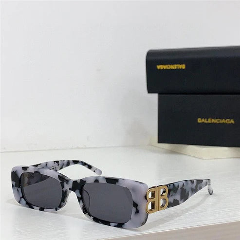 Balenciaga Eyewear Dynasty rectangle-frame sunglasses Unisex🖤