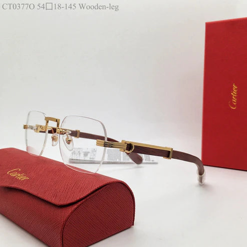 Cartier CT 0377O-NVt Optical Wooden frame 53-21-145 $2945 ✨