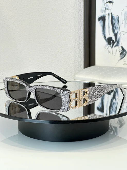 BALENCIAGA WOMEN'S DYNASTY RECTANGLE SUNGLASSES 👽 $1200