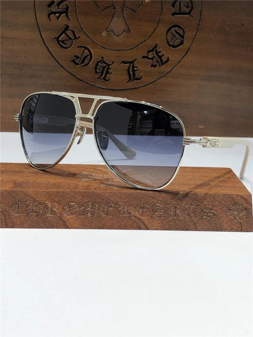 Chrome Hearts Aviator Sunglasses 60mm-4 STYLE🔱