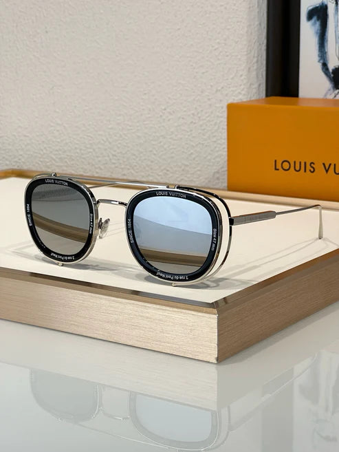 Louis Vuitton Z2213U LV Super Vision Metal Pilot Square Sunglasses ✨