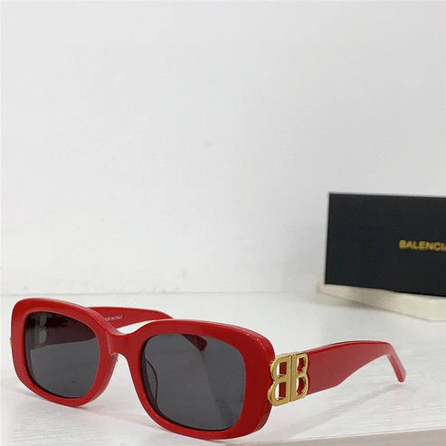 New Season BALENCIAGA Eyewear BB0310SK rectangle-frame sunglasses ✨