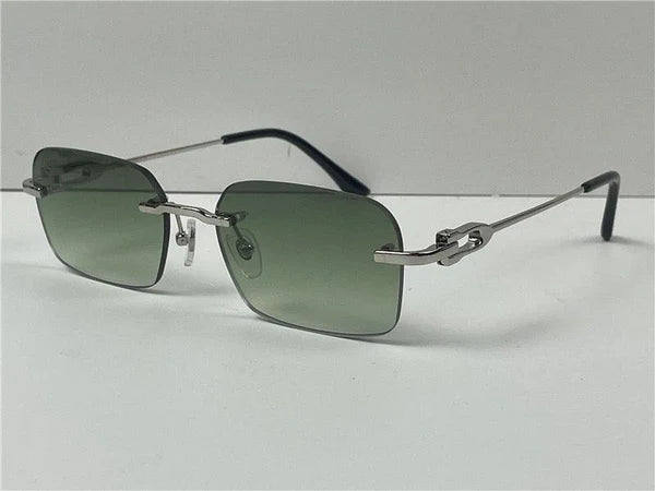 CARTIER CT0290 Gold-Silver Men's Sunglasses 👑