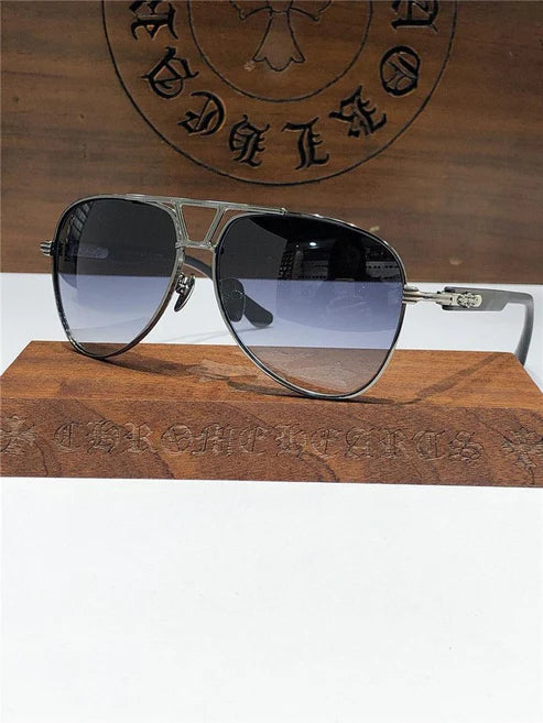 Chrome Hearts Aviator Sunglasses 60mm-4 STYLE🔱