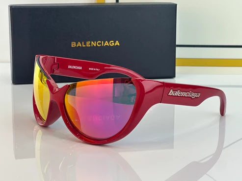 BALENCIAGA 0201S Black Mask Butterfly / Cat Eye Fashion Sunglasses 🖤