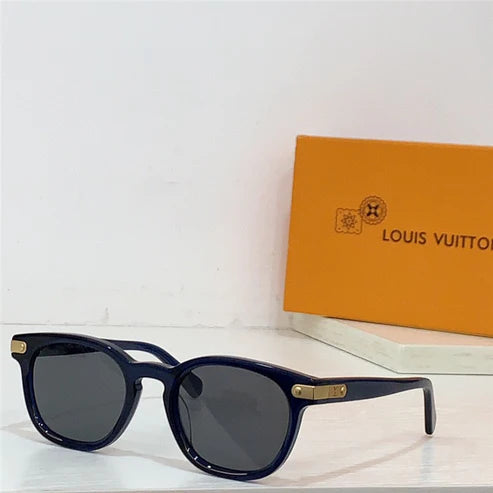 Louis Vuitton LV Signature Square Round Sunglasses Unisex Z1963U✨