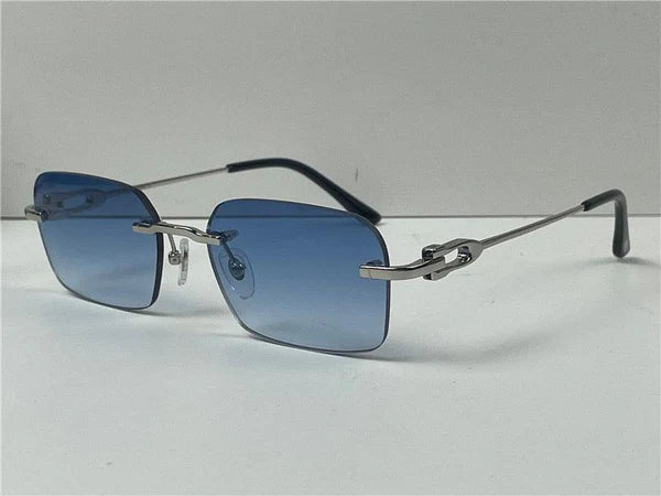 CARTIER CT0290 Gold-Silver Men's Sunglasses 👑