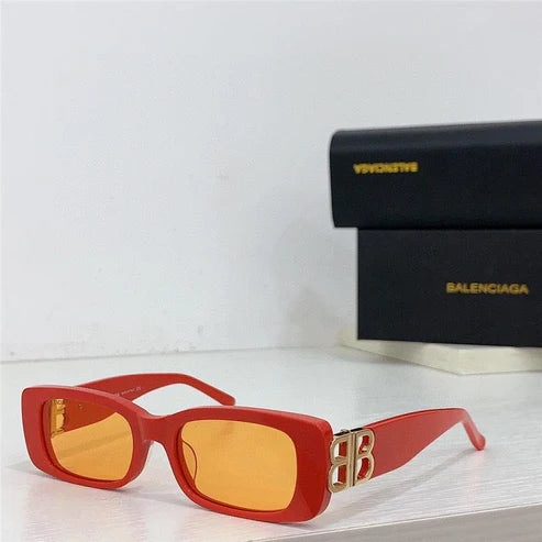 Balenciaga Eyewear Dynasty rectangle-frame sunglasses Unisex🖤